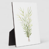 ローズマリーのハーブ フォトプラーク (側面)