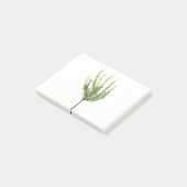 ローズマリーの植物 ヴィンテージ ガーデン 水彩画 ポストイット (アングル)