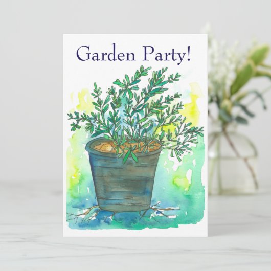 ローズマリーガーデンパーティの招待状 招待状 (スタンド正面)