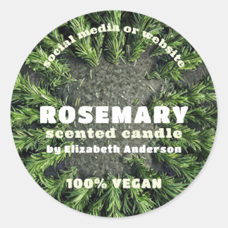 ローズマリーキャンドル ラウンドシール