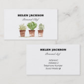 ローズマリーティムパセリーハーブ 名刺 (正面/裏面)