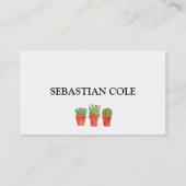 ローズマリーティメセージハーブ料理シェフポット 名刺 (裏面)