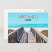 ローズマリービーチフロリダ湾沿岸ヴィンテージ ポストカード (正面/裏面)