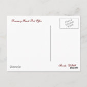 ローズマリービーチ郵便局 ポストカード (裏面)