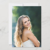 ローズマリーボタニカルブライダルシャワーフォト招待状 招待状 (裏面)