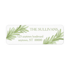 ローズマリー結婚のHerbal ラベル