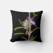 ローズマリー開花 クッション (正面)