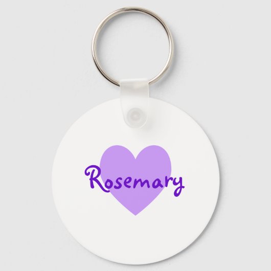 ローズマリー パープル キーホルダー (正面)