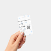 ローズミルク手作り石鹸事業のQRコード詳細を追加 バッジ (手持ち)