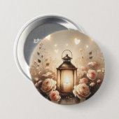 ローズランタン グローブーケ 缶バッジ (正面&裏面)
