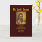 ローズ祈りの言葉 カード (黄色い花)