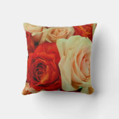 ローズ素朴ブーケスクエア装飾用クッション クッション (裏面)