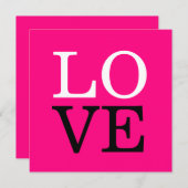 ローズ背景ラブウェディング (正面/裏面)