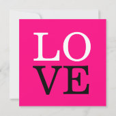 ローズ背景ラブウェディング (裏面)