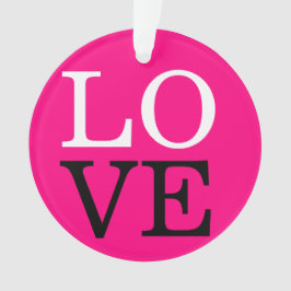 ローズ背景ラブウェディング オーナメント