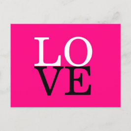 ローズ背景ラブウェディング ポストカード