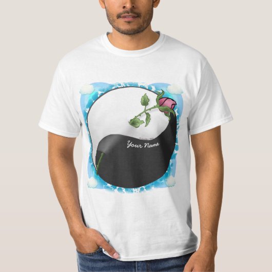 ローズ陰陽 Tシャツ (正面)