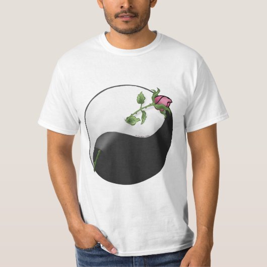 ローズ陰陽 Tシャツ (正面)
