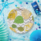 ローズ11 ペーパープレート (パーティー)