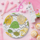 ローズ11 ペーパープレート (パーティー)