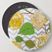 ローズ11 缶バッジ (正面&裏面)