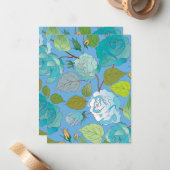 ローズ23 ノートカード (正面/裏面インサイチュ)