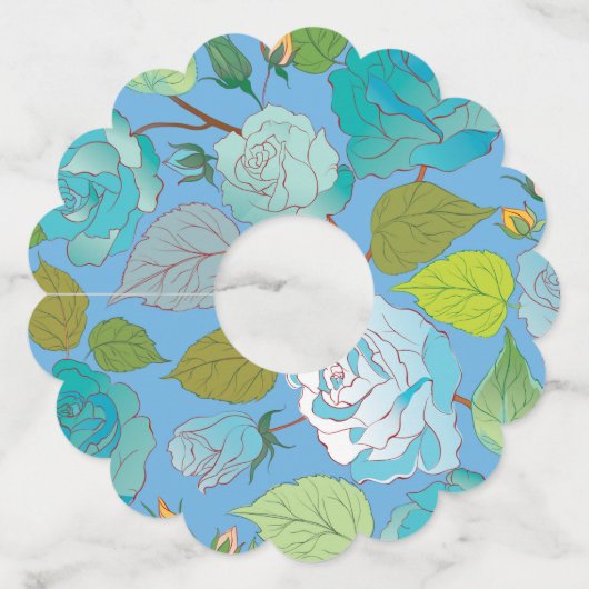 ローズ23 ワイングラスタグ (正面)