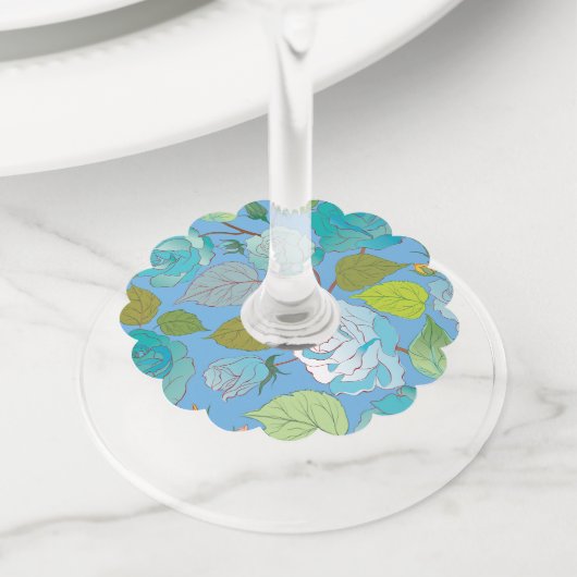 ローズ23 ワイングラスタグ (クローズアップ)