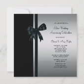 ローズ25周年結婚記念日パーティー 招待状 (裏面)