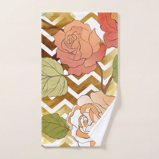 ローズ28 バスタオルセット (ハンドタオル)