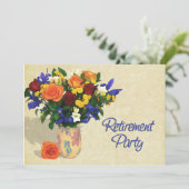 ローズ、アイリス、カーネーションの退職 招待状 (スタンド正面)