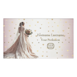 ローズ ウィンター ウェディング ブライド ゴールデン シャイニー ハート パーティー 名札