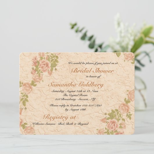 ローズ オン スタッコ 招待状 (スタンド正面)