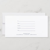 ローズ ガーランド 水彩 フラワール ギフト 証明書 (裏面)