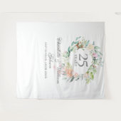 ローズ・ガーランド 25周年記念 フォトブース 背景 タペストリー (正面(横))