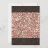 ローズ グリッター ジェム フォト クラス 2026 卒業式 招待状 (裏面)