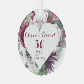 ローズ グリーンネリー 30周年 セラミック オーナメント (正面左)