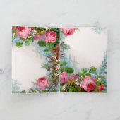 ローズ&ジャスミン ハッピーバースデー カード (内部)