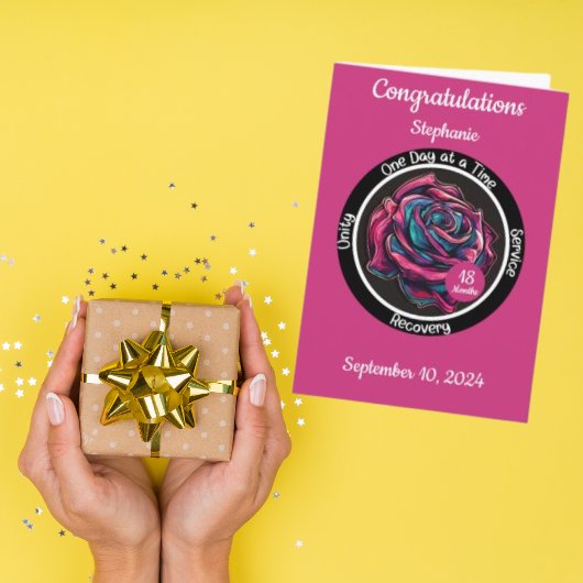 ローズ・ソブリティ・チップ | 12ステップ回復プログラム カード