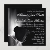 ローズ ノワール 招待状 (正面/裏面)