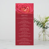 ローズ バースデー セレブレーション メニュー 招待状 (スタンド正面)