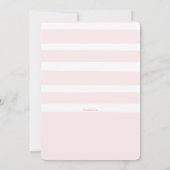 ローズ フォト フレーム 招待状 (裏面)