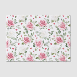 ローズ フラワーハート ブライダルシャワー 薄葉紙