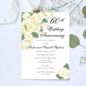 ローズ フラワーブーケ 60周年 結婚記念日 パーティー 招待状