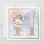 ローズ フラワール H 90歳の誕生日パーティー招待状 招待状 (裏面)