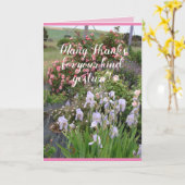 ローズ フラワー ガーデン 花の感謝カード カード (黄色い花)