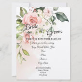 「ローズ・ブッシュ」ウェディング・招待状 招待状 (正面)