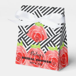 ローズ ブラック ホワイト ストライプ ダービー テント フェイバーボックス