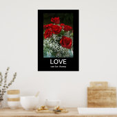 ローズ・ブーケアンチ・バレンタインの民主化ポスター ポスター (キッチン)