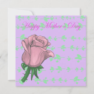 ローズ マザーズデー カード